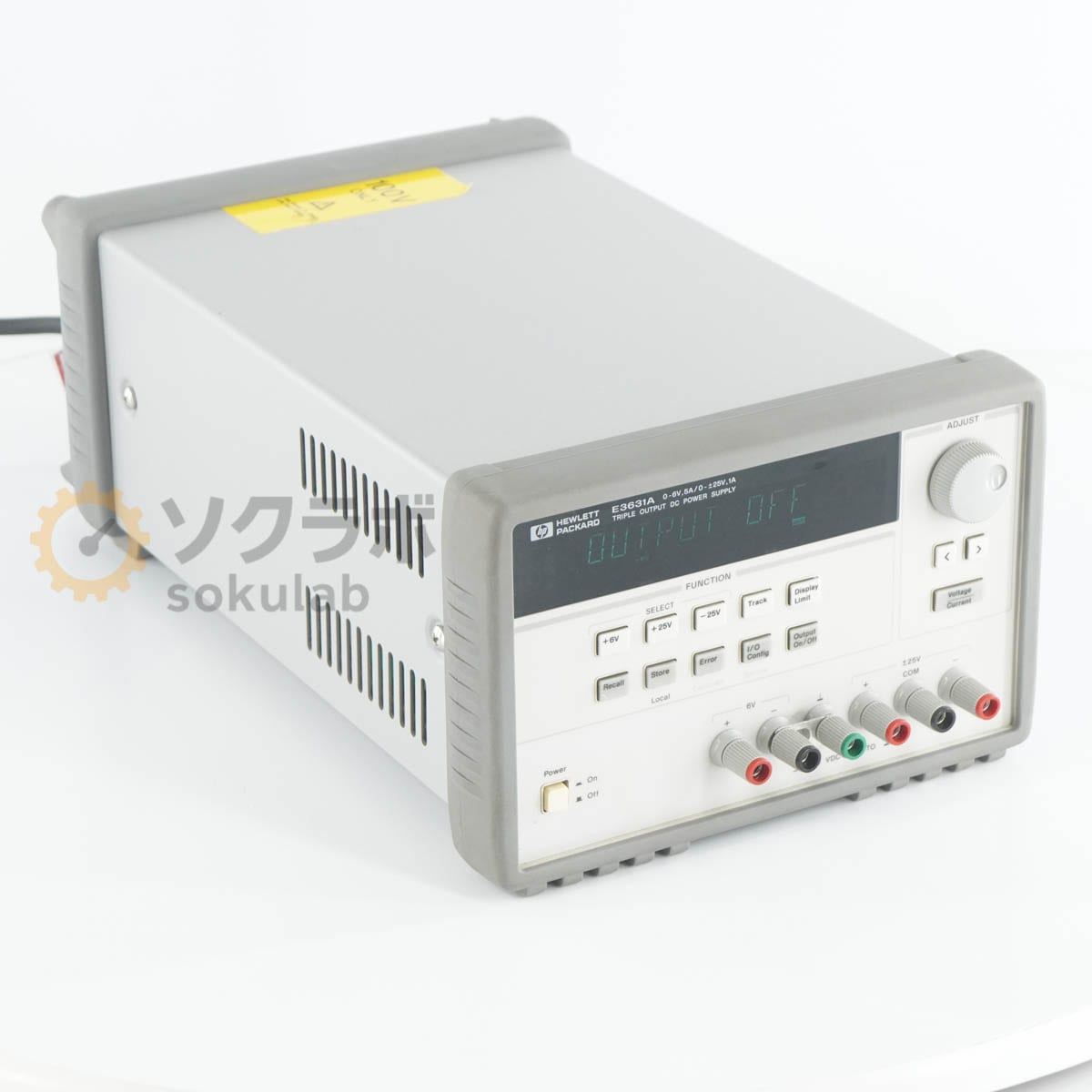 [JB]USED �ݾڤʤ� hp E3631A TRIPLE OUTPUT DC POWER SUPPLY �ȥ�ץ�����Ÿ� DC�Ÿ� ľή�Ÿ� OPT 0E9 0-6V 5A/0-��25V 1A [07734-0166]