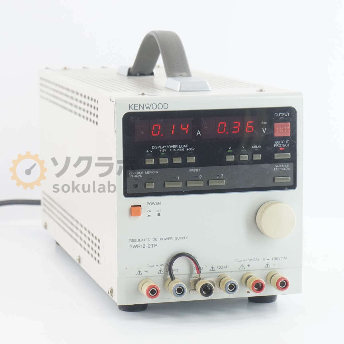 [JB]USED �ݾڤʤ� KENWOOD PWR18-2TP PWR-P REGULATED DC POWER SUPPLY ¿����ľή���경�Ÿ� DC�Ÿ� ľή�Ÿ� [07734-0046]