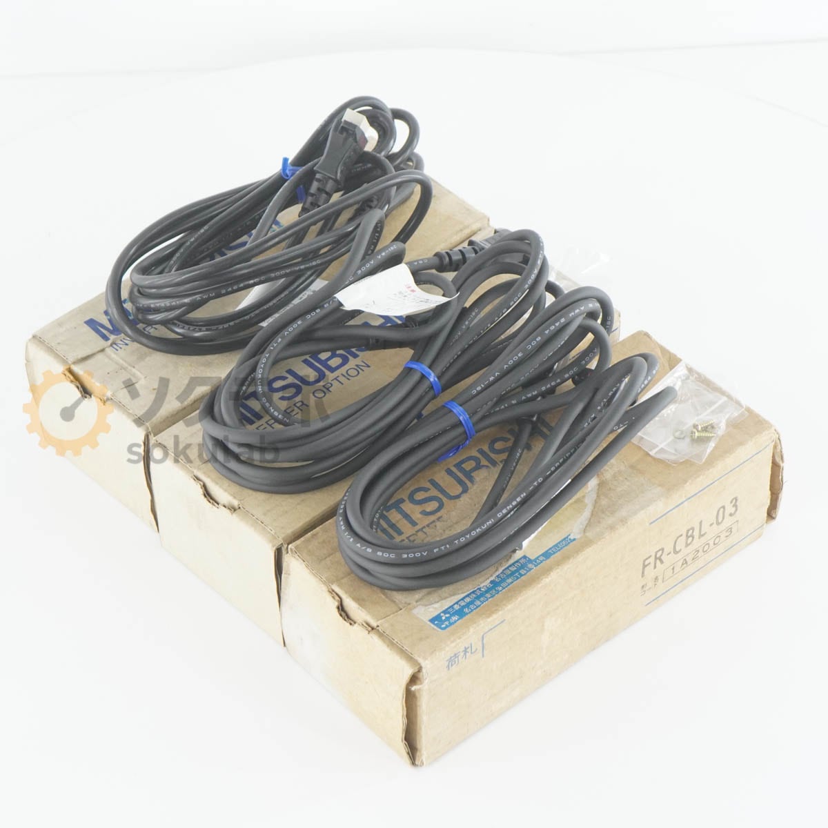 [PG]USED 8���ݾ� 3�ܥ��å� MITSUBISHI FR-CBL-03 INVERTER OPTION CABLE FREQROL ����С����� ��³�����֥� [07963-0058]