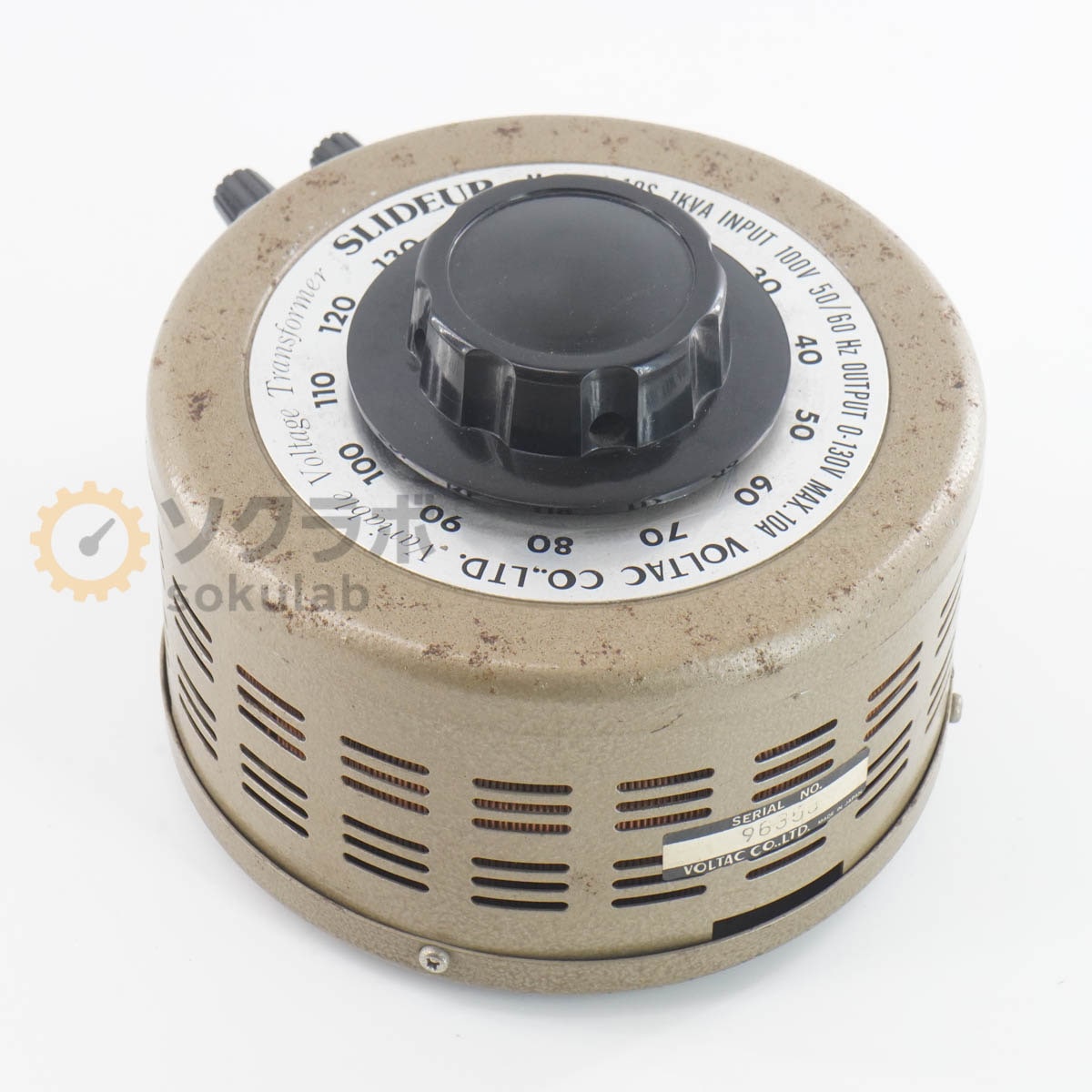 [DW]USED 8���ݾ� VOLTAC A-10S Variable Voltage Transformer ���饤���å� �ȥ�� �Ѱ��� [07963-0007]