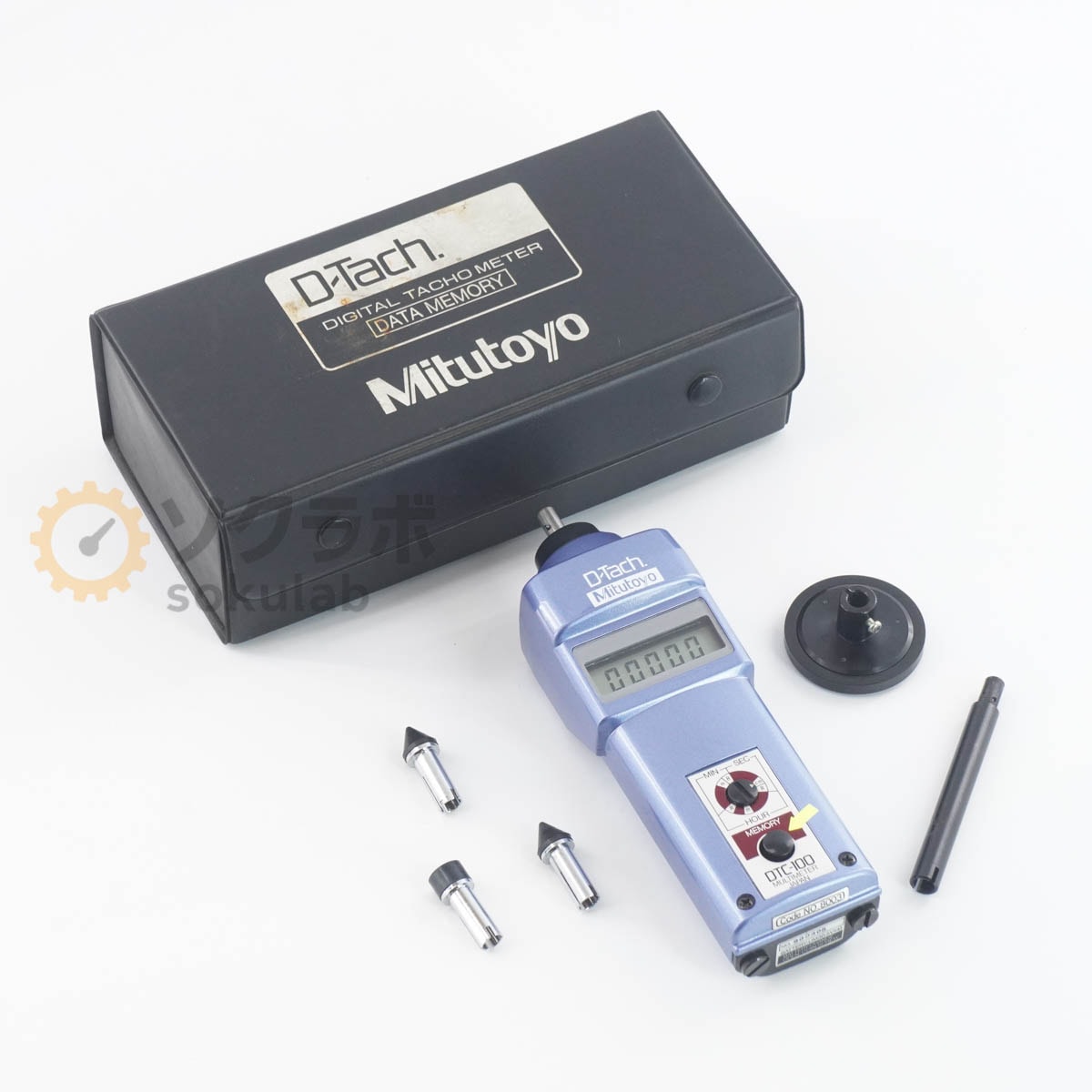 [JB]USED �ݾڤʤ� Mitutoyo DTC-100 D-Tach DIGITAL TACHOMETER �ǥ������ž�� �ǥ����륿���᡼���� [07963-0016]