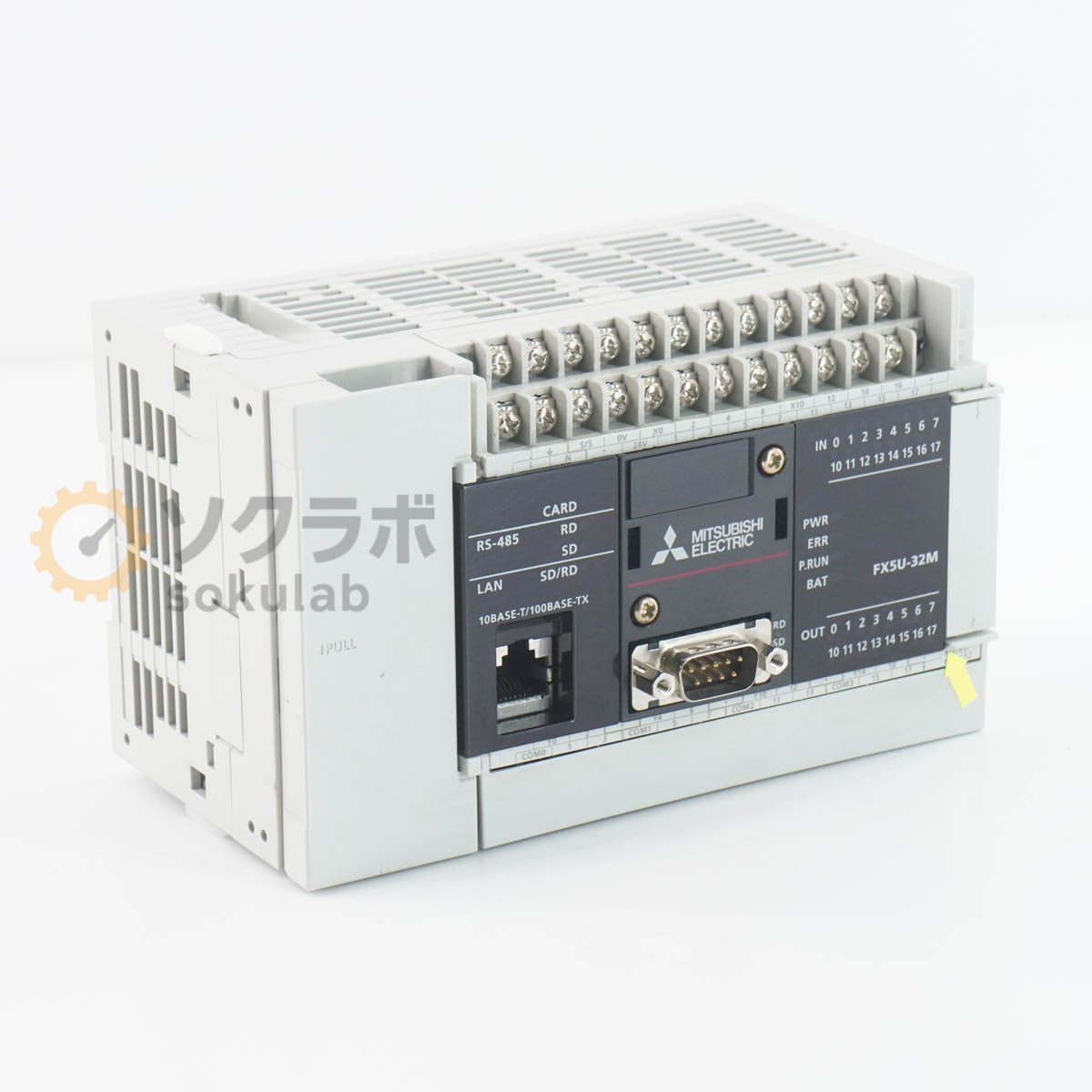 [PG]USED 8���ݾ� MITSUBISHI FX5U-32MR/ES FX5U-32M MELSEC iQ-F CPU��˥å� PLC �������󥵡� �ץ�����ޥ֥륳��ȥ���...[07963-0037]