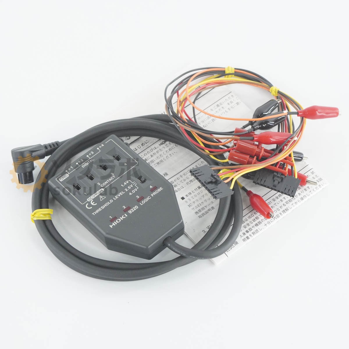 [DW]USED 8���ݾ� HIOKI 9320 LOGIC PROBE �����å��ץ����� for MEMORY HiCORDER ����ϥ������� ���ϥ� �谷������ [07930-0059]