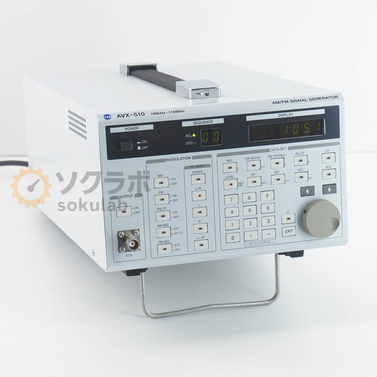 [DW]USED 8���ݾ� ABO AVX-510 AM/FM SIGNAL GENERATOR ����ȯ���� �����ʥ른���ͥ졼���� 100kHz~110MHz [07734-0002]