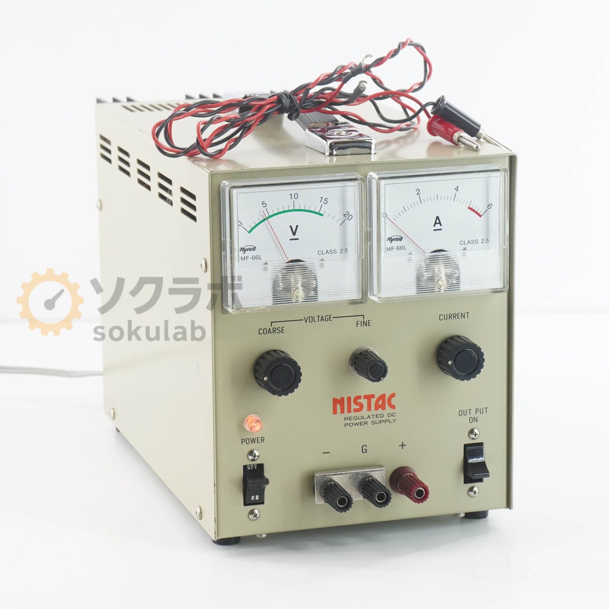 [JB]USED �ݾڤʤ� STABILIZER NC-15P NISTAC REGULATED DC POWER SUPPLY ľή���경�Ÿ� DC�Ÿ� ľή�Ÿ� [07734-0007]