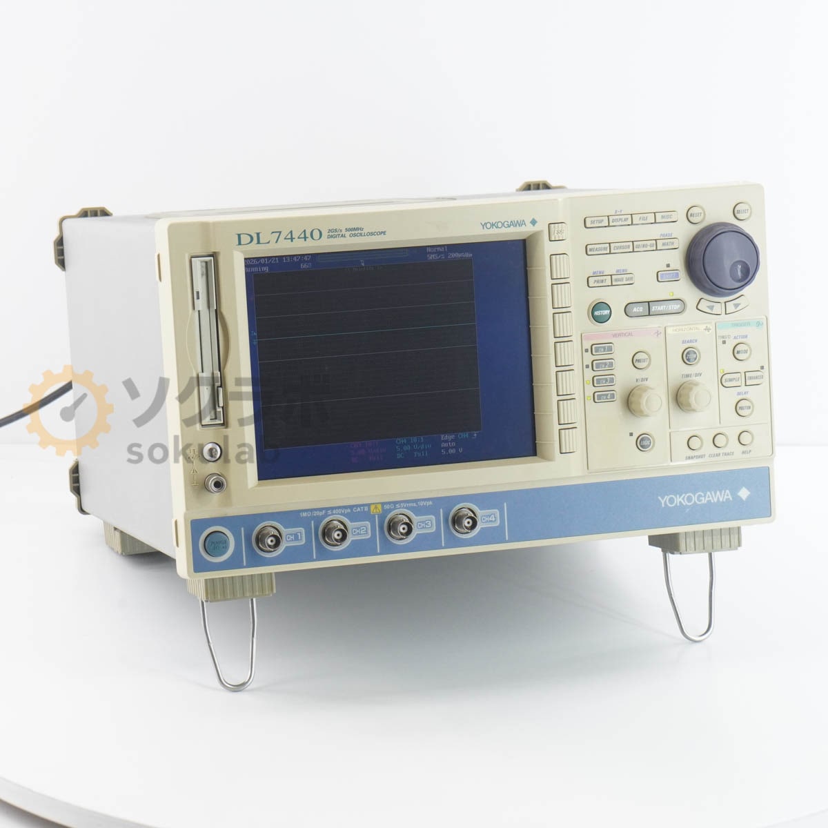 [DW]USED 8���ݾ� YOKOGAWA DL7440 701460-M-J1/B5/N4/C10/F8 DIGITAL OSCILLOSCOPE �ǥ����륪������������ 500MHz 2GS/s [07734-0091]