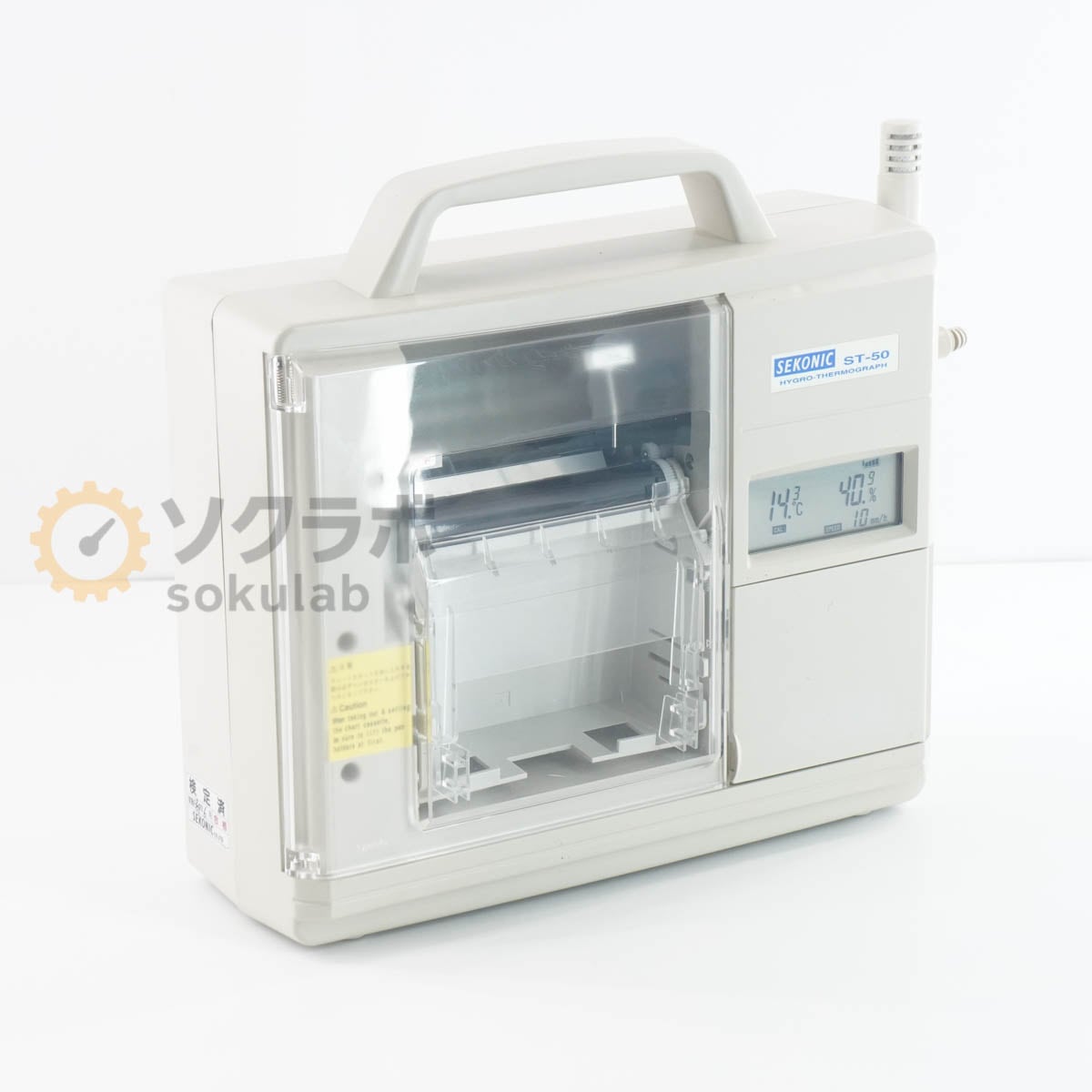 [DW]USED 8���ݾ� SEKONIC ST-50 HYGRO-THERMOGRAPH �����ٵ�Ͽ�� [07763-0051]