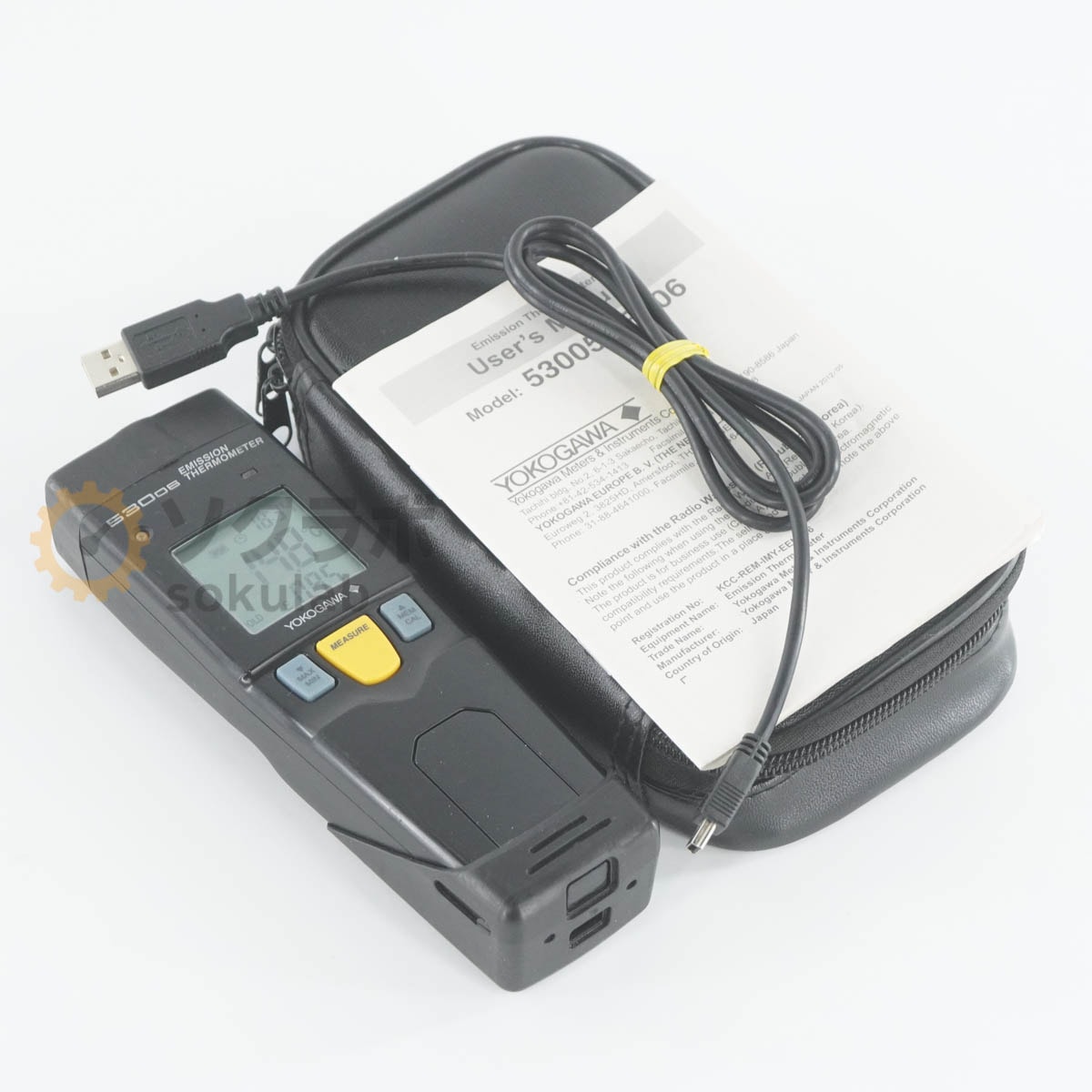 [DW]USED 8���ݾ� YOKOGAWA 53006 53006-J EMISSION THERMOMETER �ǥ��������Ͳ��ٷ� �谷������ [07817-0056]