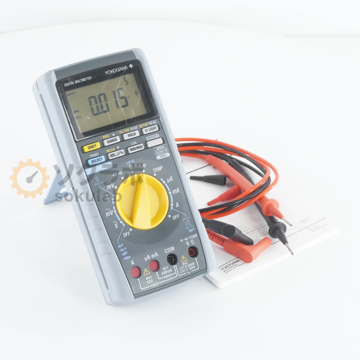 [DW]USED 8���ݾ� YOKOGAWA TY720 DMM DIGITAL MULTIMETER �ǥ�����ޥ���᡼���� �谷������ [07817-0213]