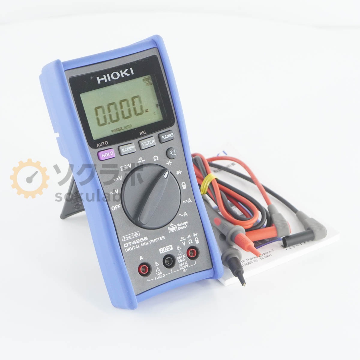 [JB]USED �ݾڤʤ� HIOKI DT4256 DMM DIGITAL MULTIMETER �ǥ�����ޥ���᡼���� L9207-10 �谷������ [07817-0218]