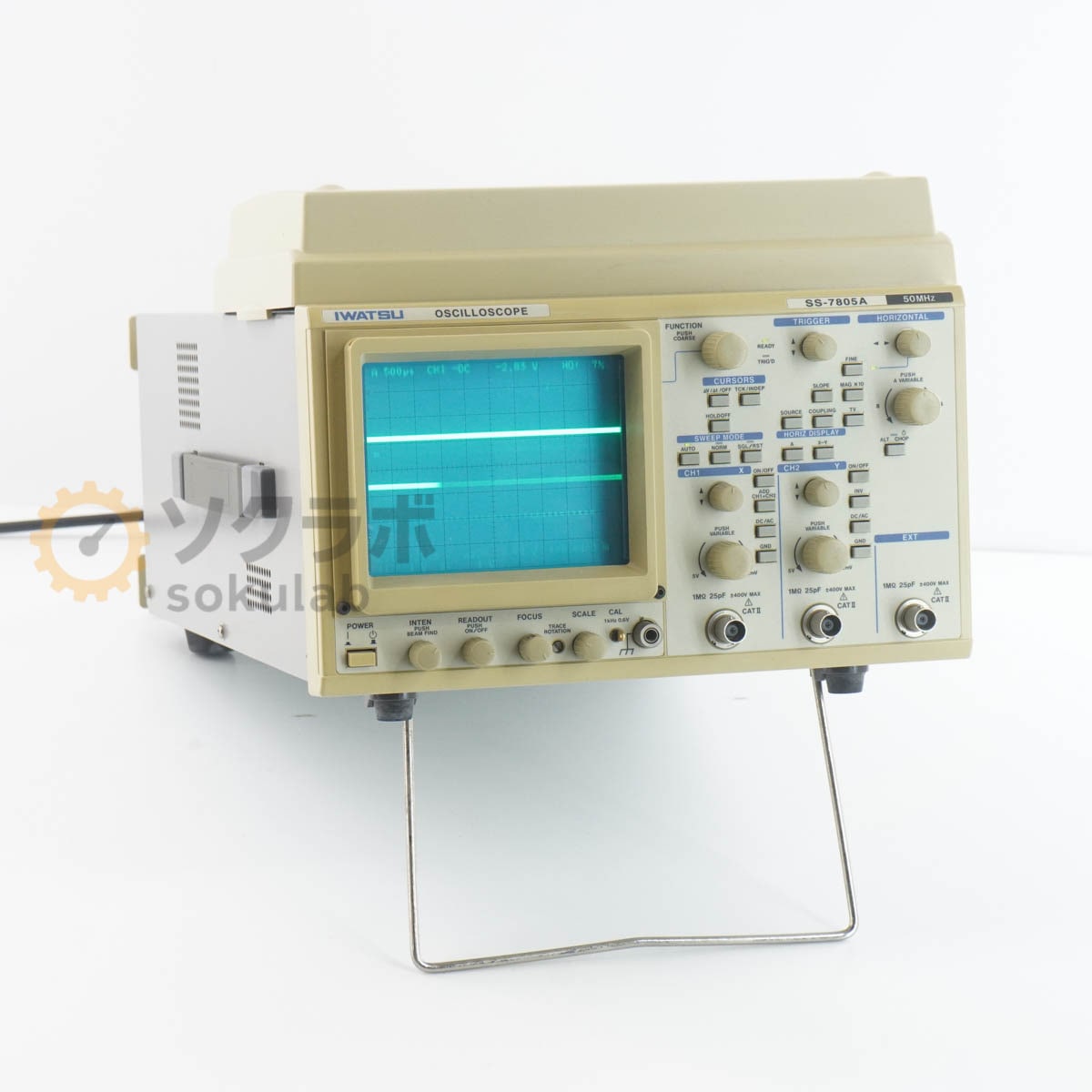 [DW]USED 8���ݾ� IWATSU SS-7805A OSCILLOSCOPE �������������� 50MHz �Ÿ������� [08032-0003]