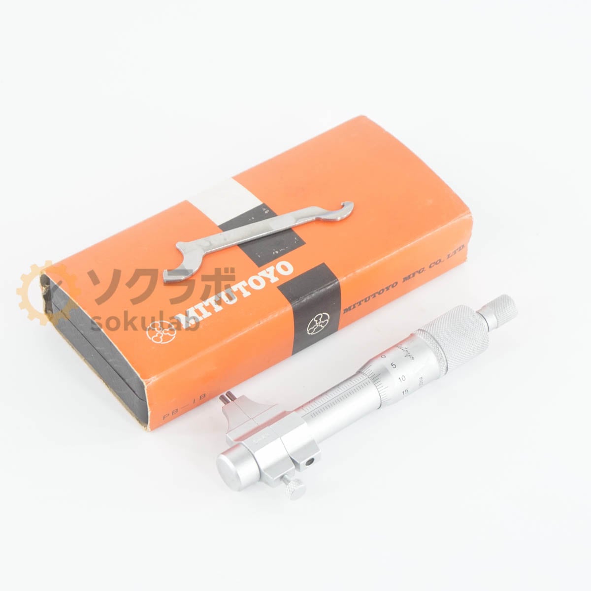 [DW]USED 8���ݾ� Mitutoyo IMP-30 145-185 Micrometer �����ѡ�����¦�ޥ������᡼���� 5-30 [08066-0011]