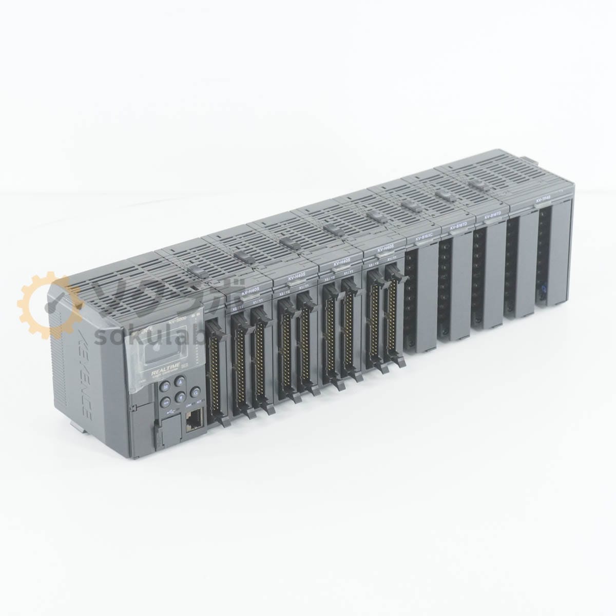 [PG]USED 8���ݾ� KEYENCE KV-5000 KV-H40S KV-B16XC KV-B16TD KV-TF40 PLC �ץ�����ޥ֥륳��ȥ����顼 Programmable Co...[07877-0029]