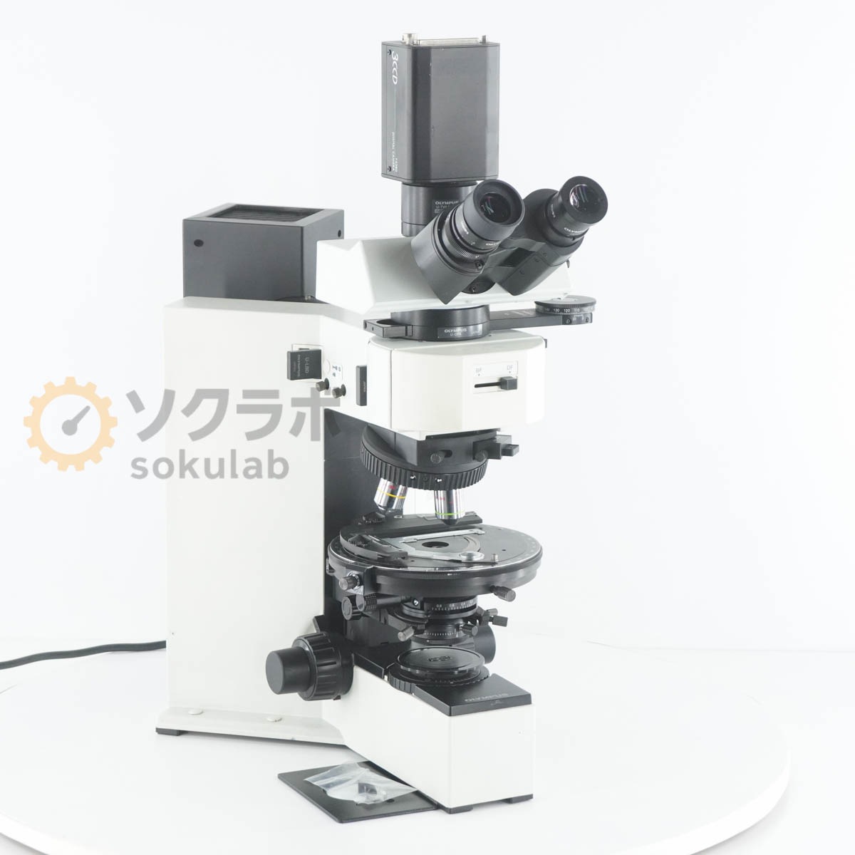 [JB]USED 保証なし OLYMPUS BX60F-3 BX60 Microscope 顕微鏡 WHN10×22 Plan N 4×/0. ...