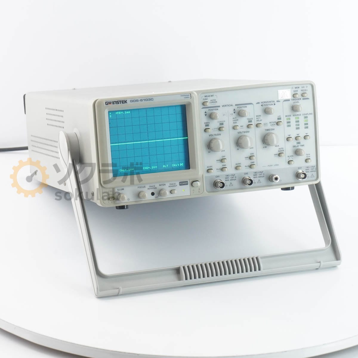 [JB]USED �ݾڤʤ� GW Instek GOS-6103C Oscilloscope �������������� 100MHz [07965-0003]