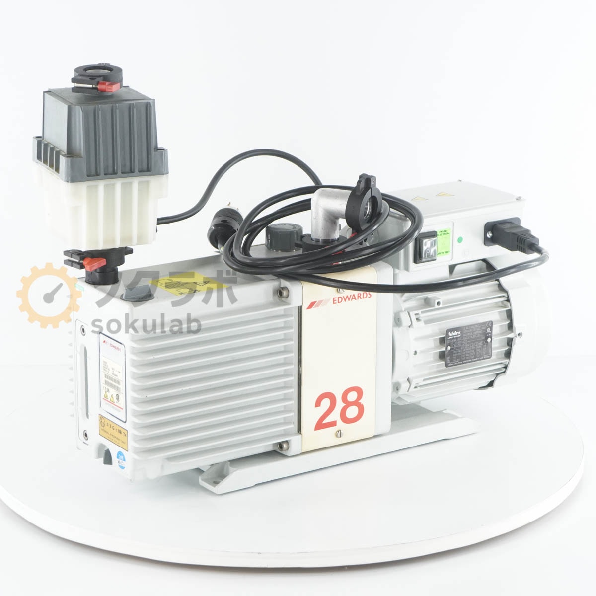 [JB]USED �ݾڤʤ� EDWARDS E2M28 28 A373-17-984 �������꡼�ݥ�� �����ݥ�� Rotary Pump 50/60Hz ñ��200V [07877-0031]