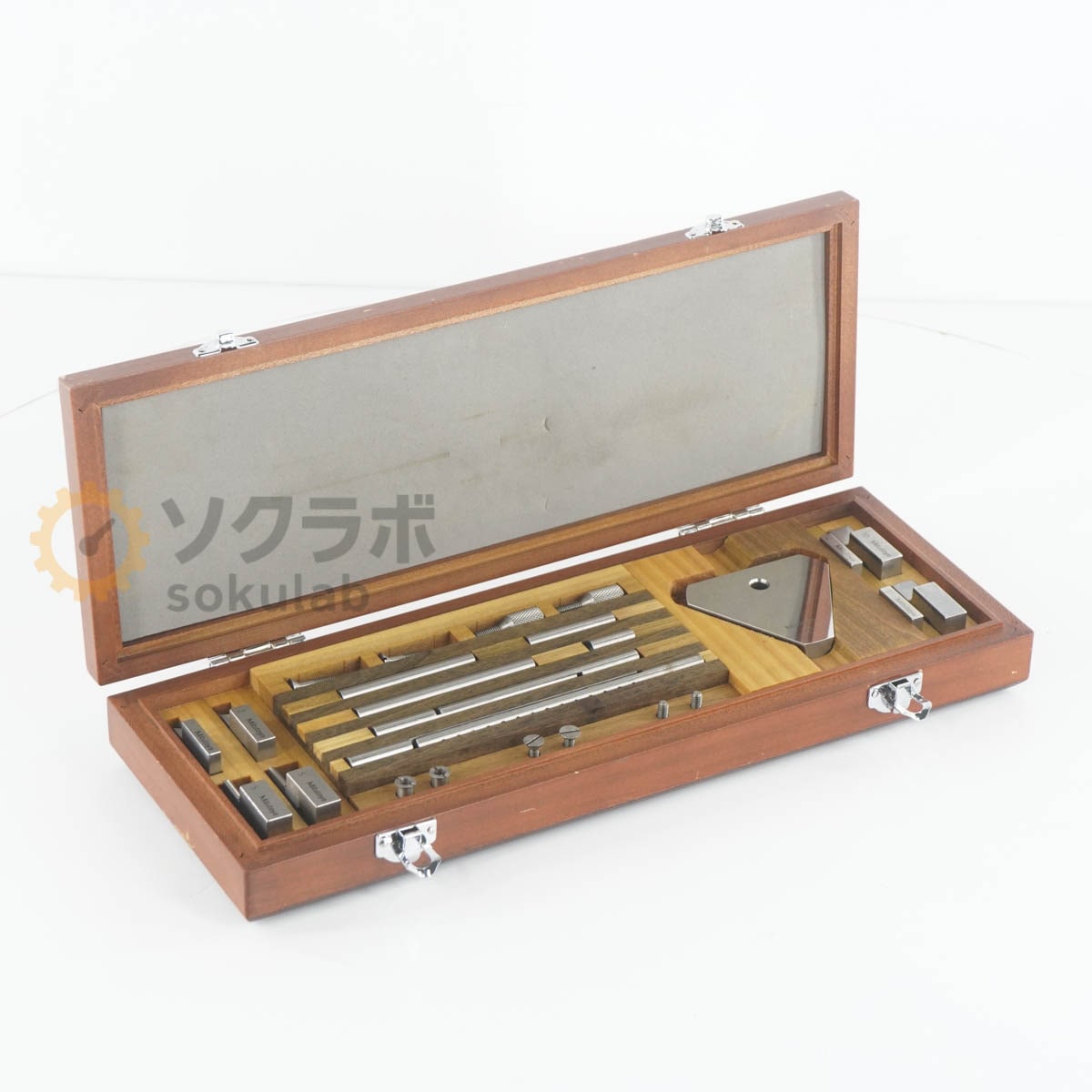 [DW]USED 8���ݾ� Mitutoyo SGA-M25 516-611 GAUGE BLOCK SET �����䥲�����֥��å����������ꥻ�å� �������֥��å����å�...[08077-0011]