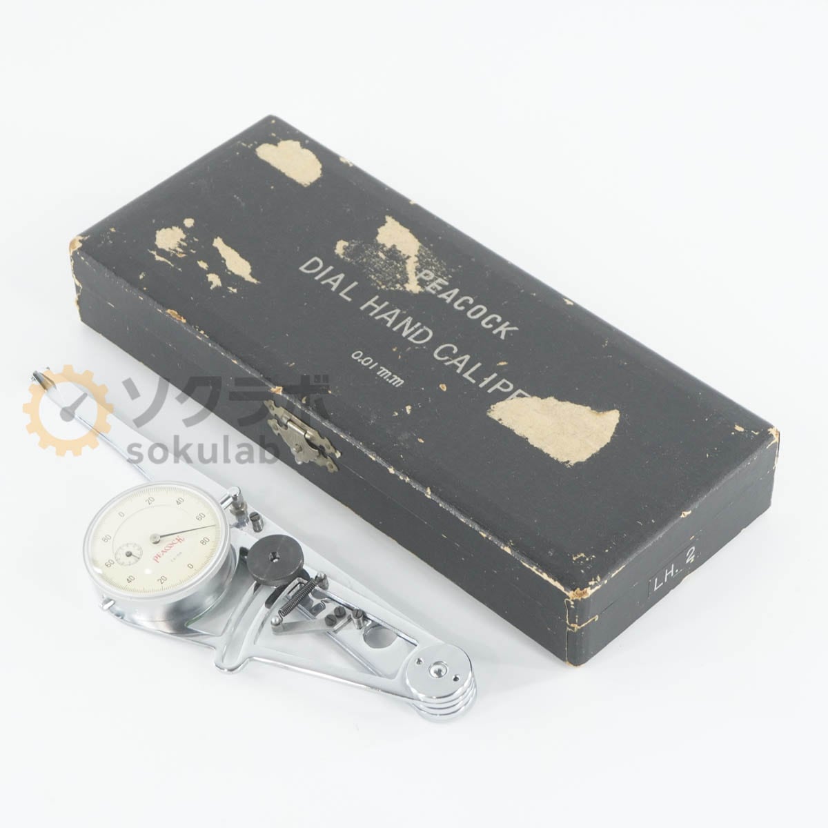 [DW]USED 8���ݾ� PEACOCK LH.2 DIAL HAND CALIPER �������ϥ�ɥ����ѡ� ������륭���ѡ������� 0.01mm [08077-0012]
