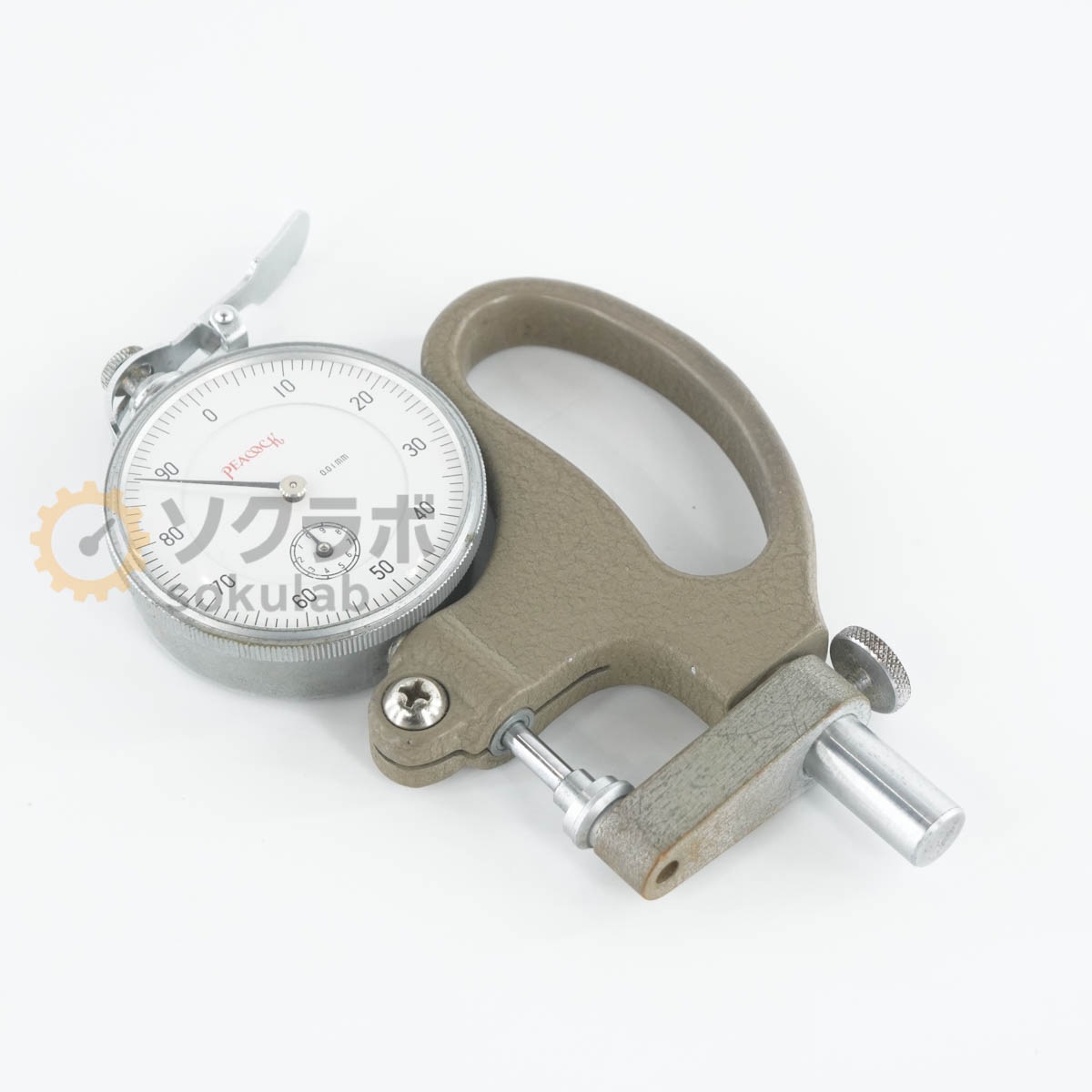 [DW]USED 8���ݾ� PEACOCK  DIAL HAND CALIPER GAUGE �������ϥ�ɥ����ѡ� ������륲���� 0.01mm [08077-0017]