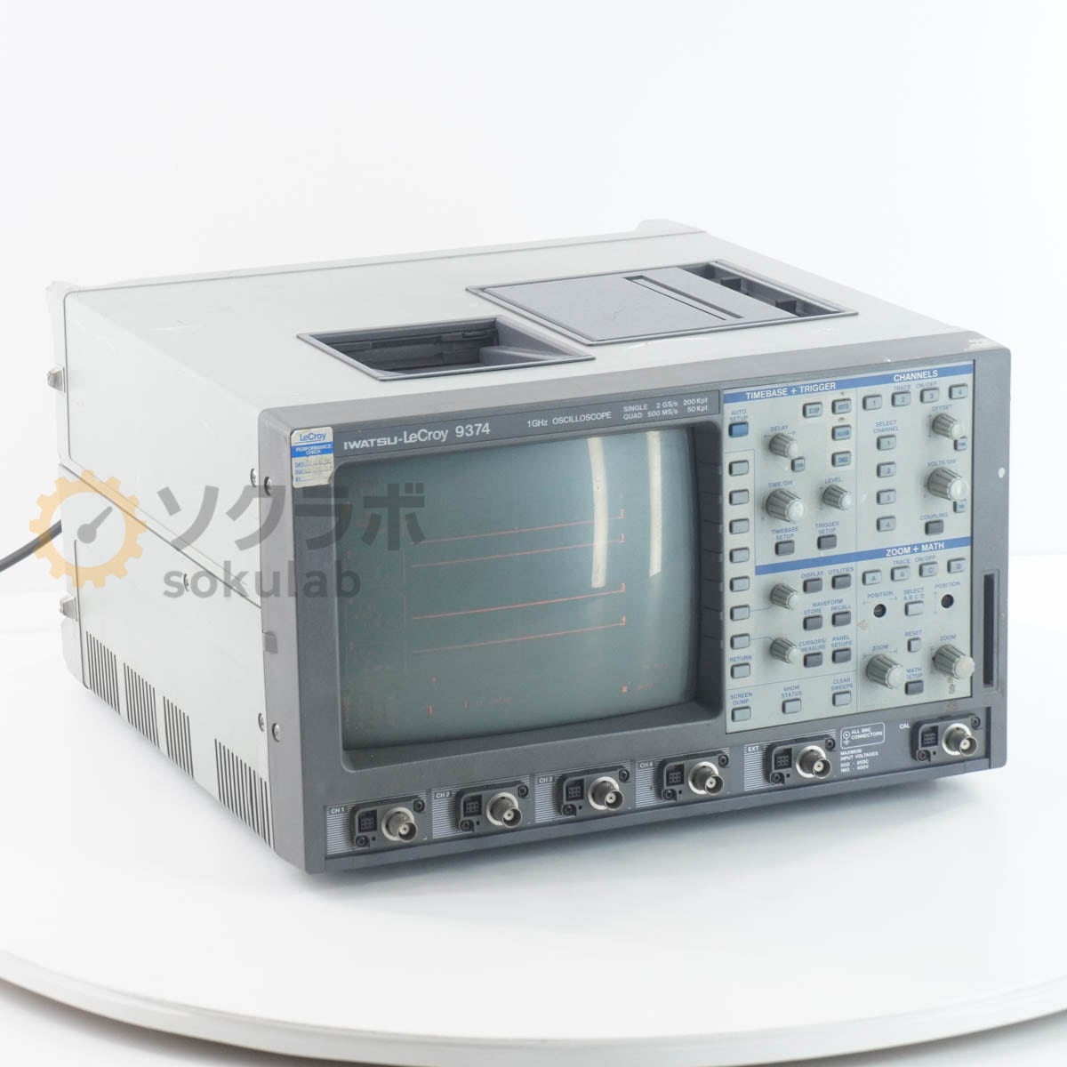 [DW]USED 8���ݾ� IWATSU LeCroy 9374 OSCILLOSCOPE �������������� 1GHz [08070-0116]