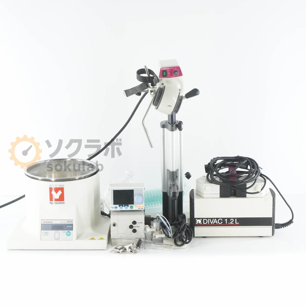 [DW]USED 8���ݾ� EYELA N-1000 ROTARY EVAPORATOR �������꡼���Хݥ졼���� �����ݥ�� �����������Х� BM500 DIVAC1.2L ...[07969-0008]