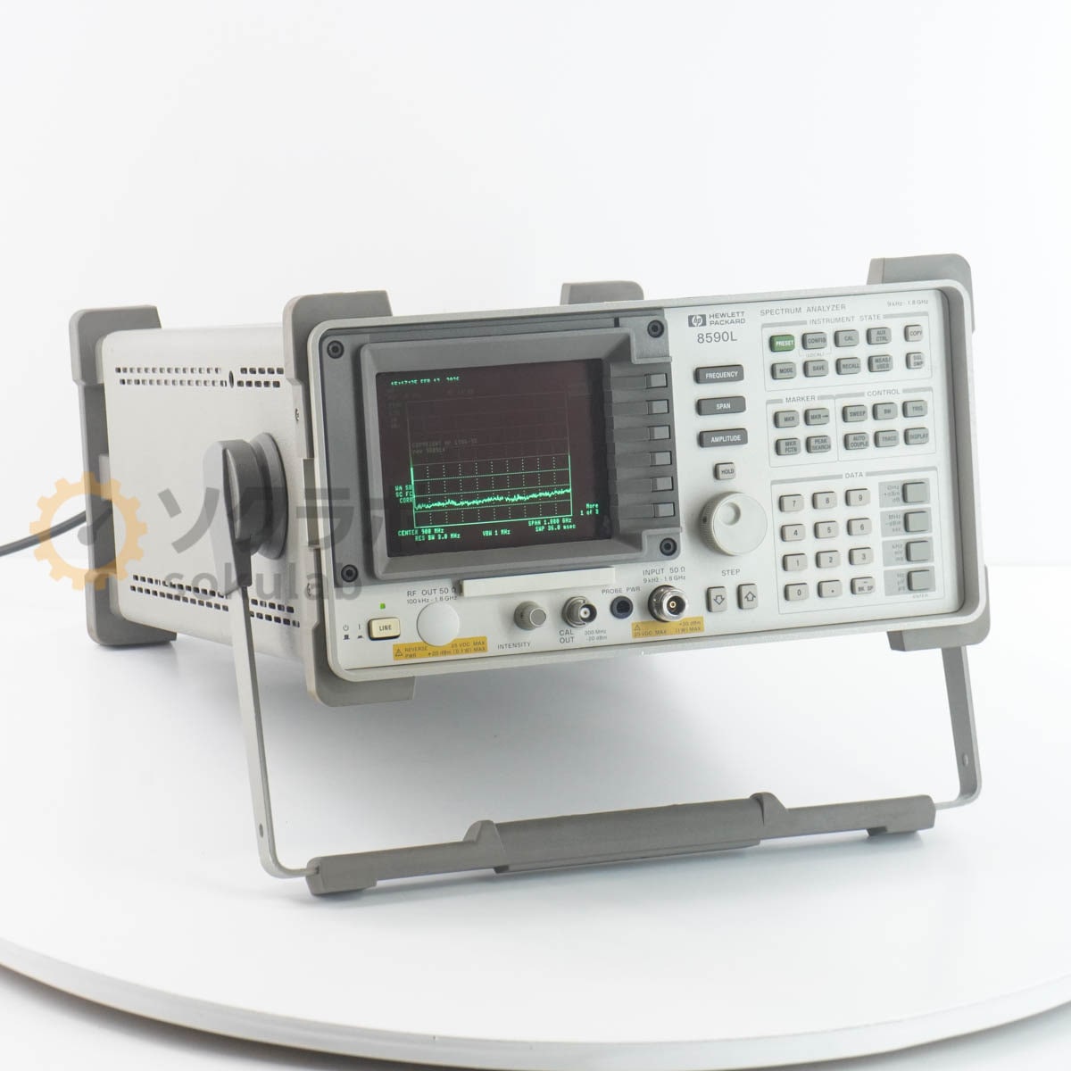[DW]USED 8���ݾ� hp 8590L SPECTRUM ANALYZER ���ڥ��ȥ�ॢ�ʥ饤���� ���ڥ��� 9kHz-1.8GHz [08110-0001]