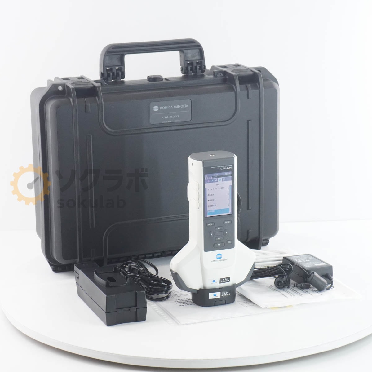 [DW]USED 8���ݾ� 07/2025CAL KONICA MINOLTA CM-M6 SPECTROPHOTOMETER ʬ��¬���� ��ư�ֳ���¬�� CM-A226 AC�����ץ��� ...[07365-0001]