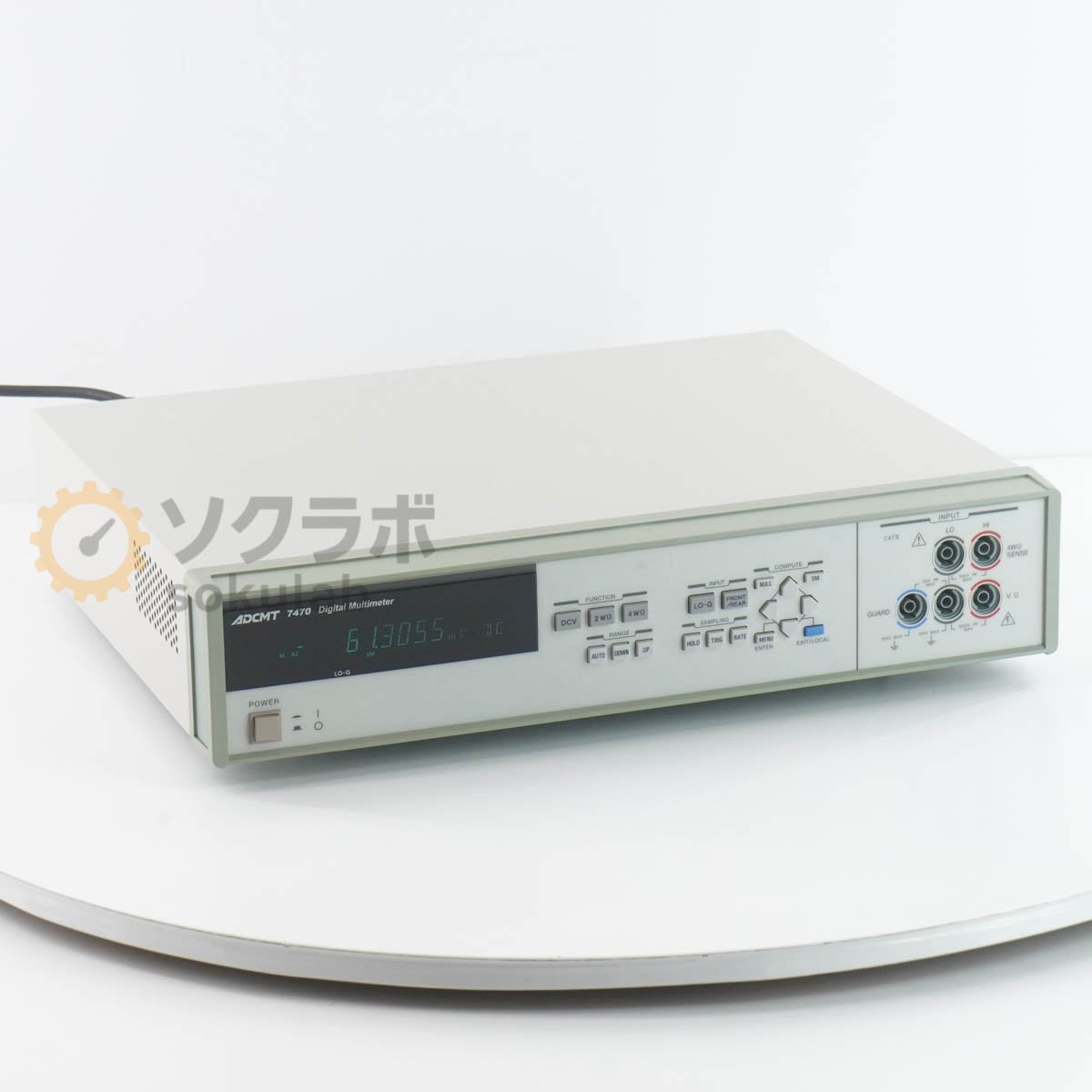 [DW]USED 8���ݾ� ADCMT 7470 DMM Digital Multimeter 7 1/2�� �ǥ�����ޥ���᡼���� [07989-0001]