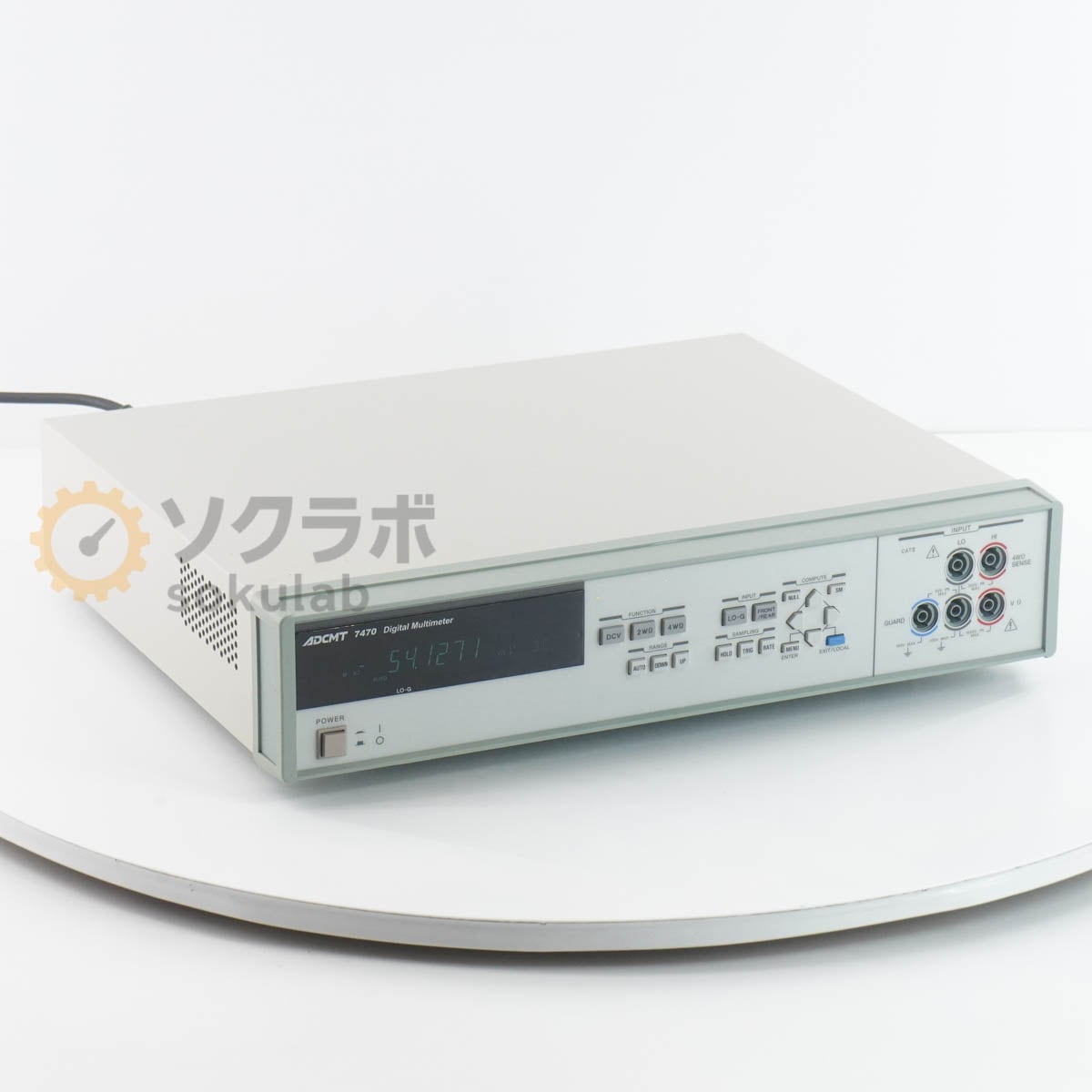 [DW]USED 8���ݾ� ADCMT 7470 DMM Digital Multimeter 7 1/2�� �ǥ�����ޥ���᡼���� [07989-0005]