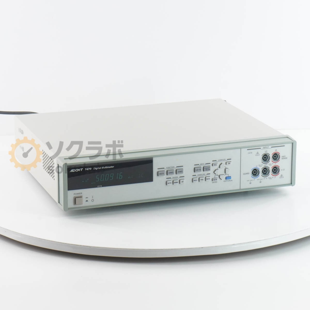 [DW]USED 8���ݾ� ADCMT 7470 DMM Digital Multimeter 7 1/2�� �ǥ�����ޥ���᡼���� [07989-0008]