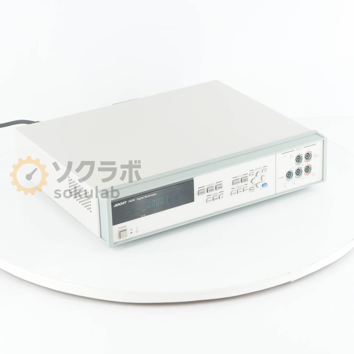 [DW]USED 8���ݾ� ADCMT 7470 DMM Digital Multimeter 7 1/2�� �ǥ�����ޥ���᡼���� [07989-0037]