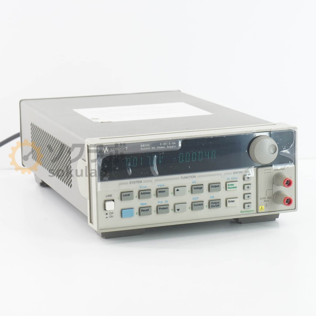 [DW]USED 8���ݾ� Keysight 6611C System DC Power Supply �����ƥ��Ÿ� DC�Ÿ� ľή�Ÿ� 0-8V/0-5A [07990-0038]