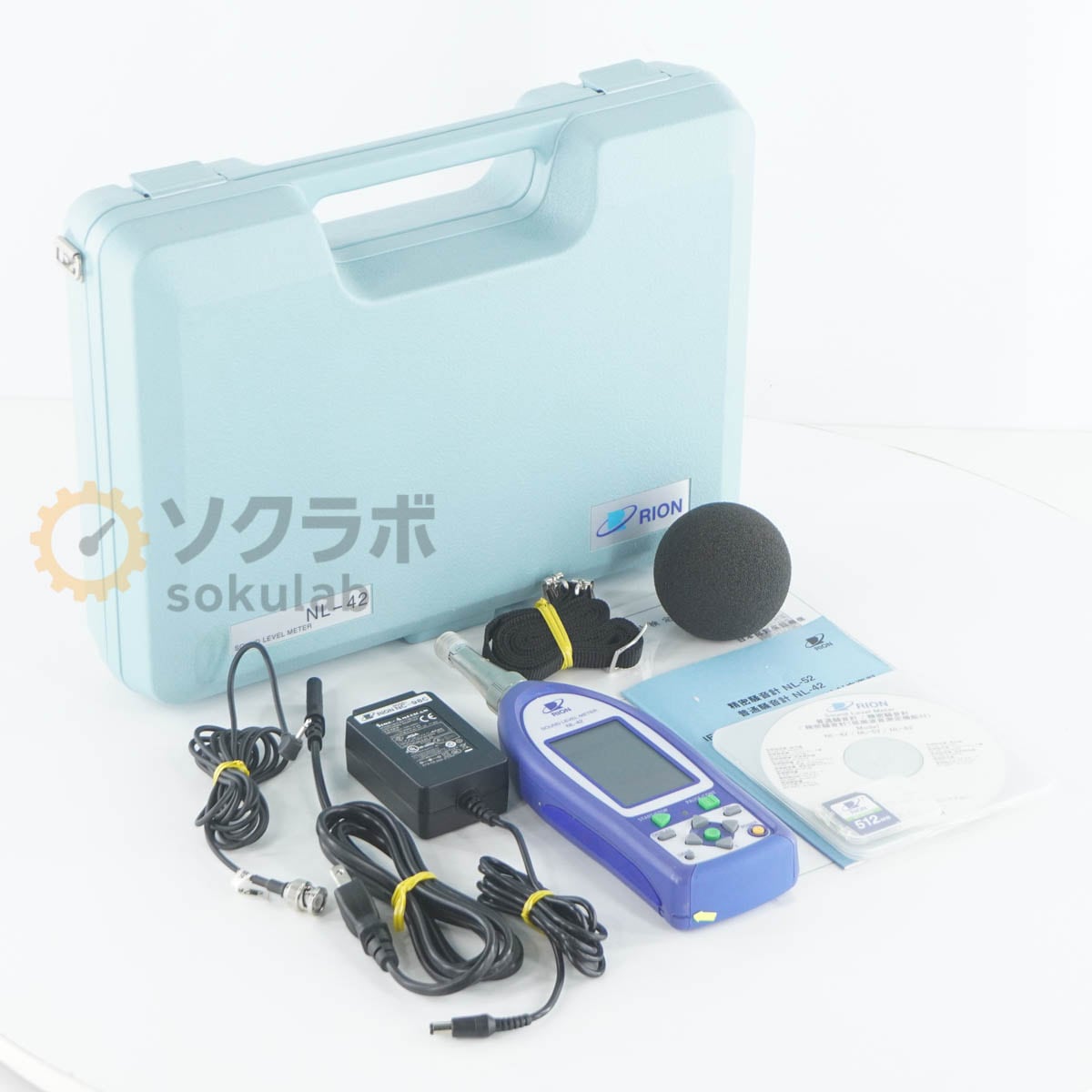[DW]USED 8���ݾ� 01/2025CAL RION NL-42 SOUND LEVEL METER ���������� ������ɥ�٥�᡼���� NH-24 UC-52 MC-51SD1 AC...[08023-0162]