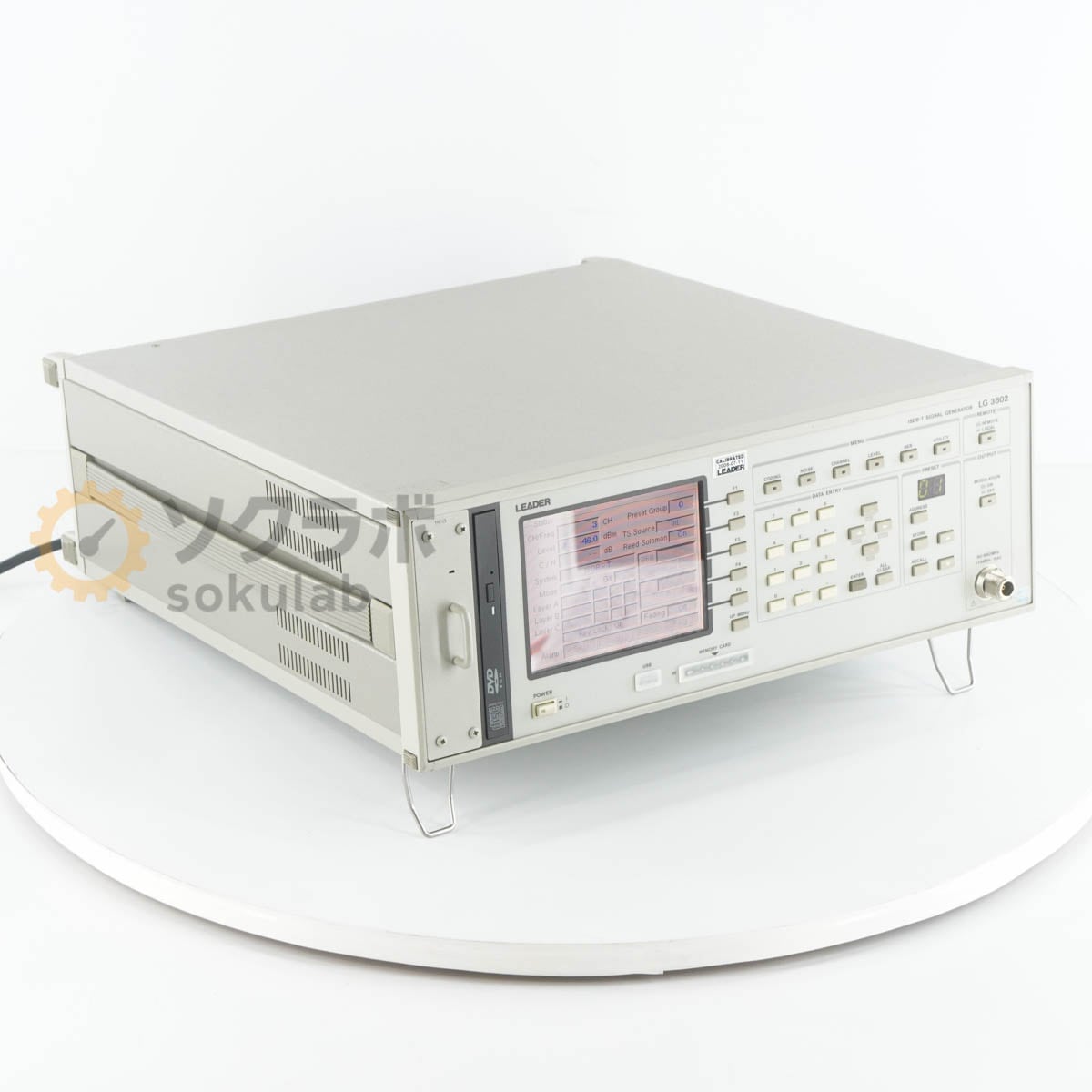 [DW]USED 8���ݾ� LEADER LG 3802 LG3802 ISDB-T SIGNAL GENERATOR �����ʥ른���ͥ졼���� ����ȯ���� OP 70 72 [07990-0007]