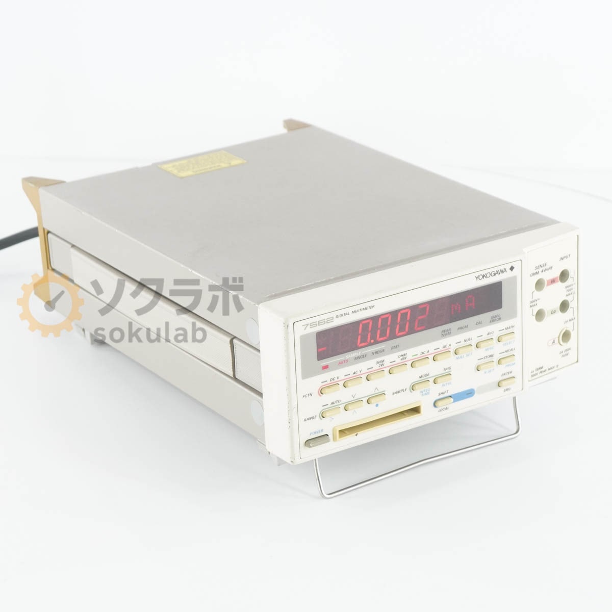 [DW]USED 8���ݾ� YOKOGAWA 7562 756201-C-1/B/DA DIGITAL MULTIMETER DMM �ǥ�����ޥ���᡼���� [07990-0063]