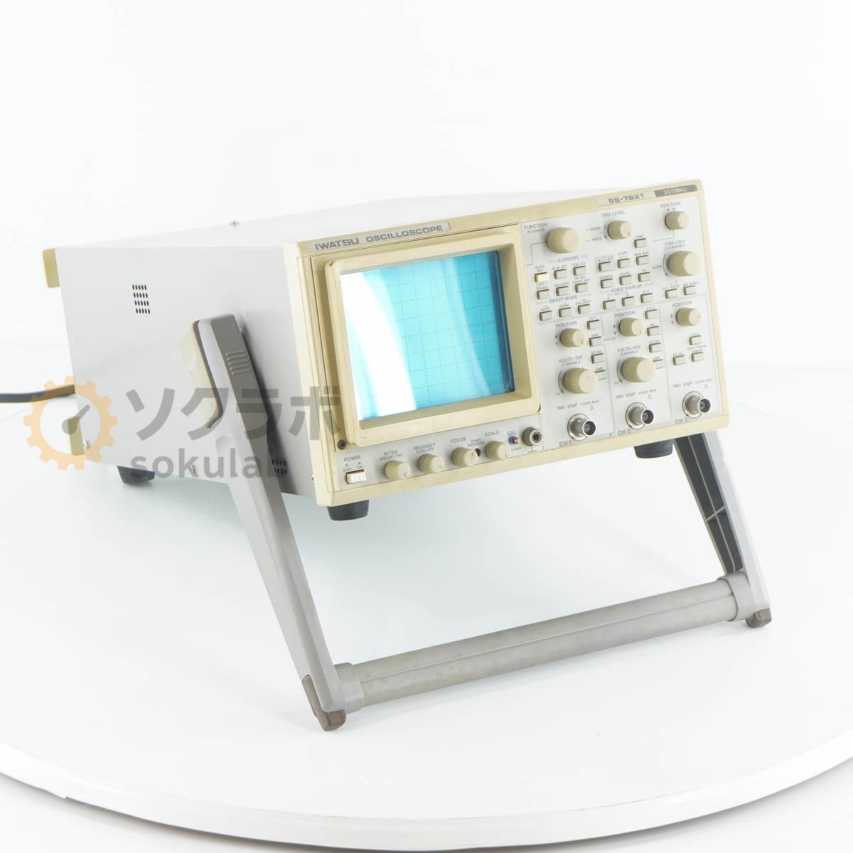 [JB]USED �ݾڤʤ� IWATSU SS-7821 OSCILLOSCOPE �������������� 200MHz [07990-0005]