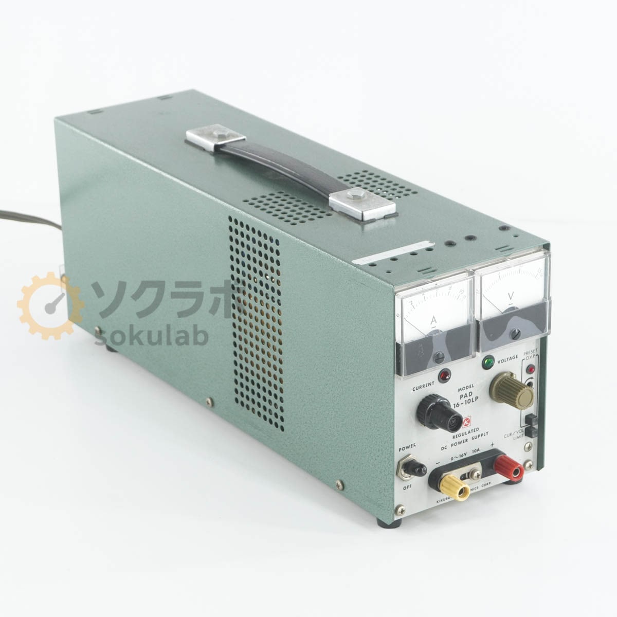 [JB]USED �ݾڤʤ� KIKUSUI PAD16-10LP REGULATED DC POWER SUPPLY ľή���경�Ÿ� DC�Ÿ� ľή�Ÿ� 0~16V 10A [07918-0075]