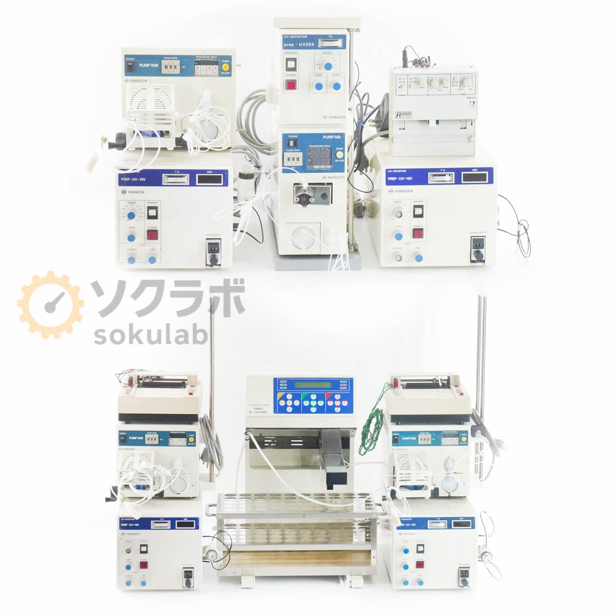 [JB]USED �ݾڤʤ� ���å� YAMAZEN FR50N PUMP 700E 560 PREP UV-10V UV254 EPCLC HPLC �氵ʬ����Υ����ޥȥ���� �ե���...[08101-0014]