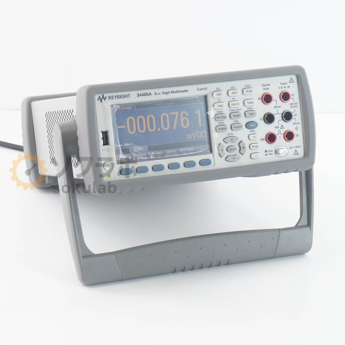 [DW]USED 8���ݾ� SelfTestOK Keysight 34465A Truevolt DMM 6 1/2 Digit Multimeter �ǥ�����ޥ���᡼���� 6.5�� [07191-0003]