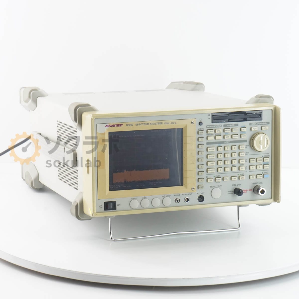 [DW]USED 8���ݾ� ADVANTEST R3267 SPECTRUM ANALYZER ���ڥ��ȥ�ॢ�ʥ饤���� ���ڥ��� OPT 01 62 100Hz-8GHz [07918-0086]