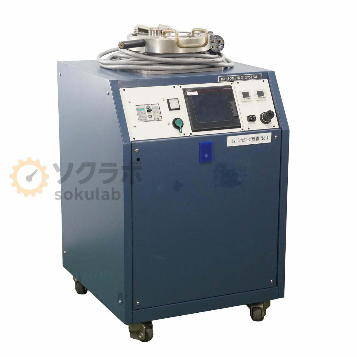 [DW]USED 8���ݾ� SHIMADZU HE-1T-5.6WF HE-1T-5.6 HELIUM He BOMBING SYSTEM He�ܥ�ӥ����� �إꥦ��ð����� 100V [07919-0083]