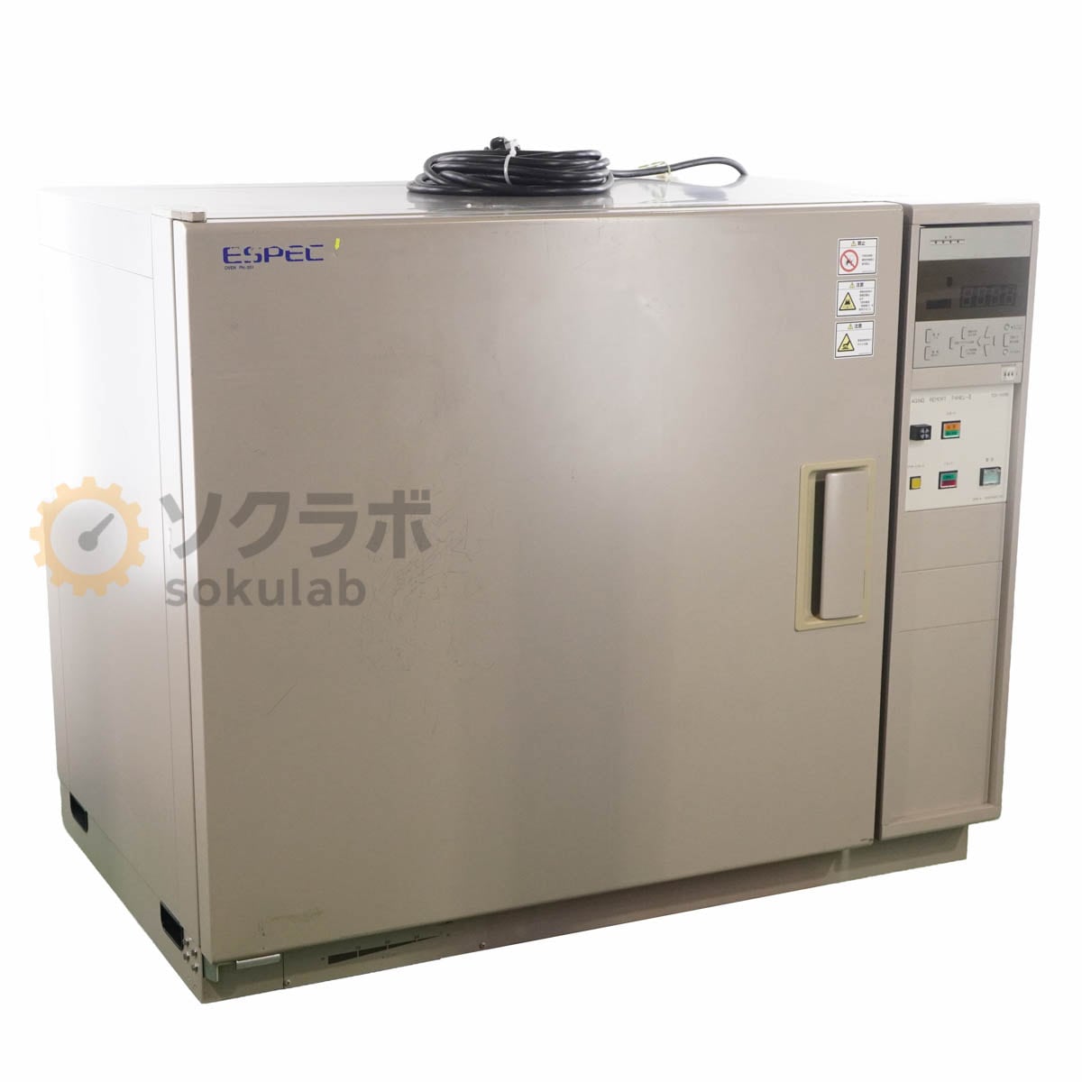 [DW]USED 8���ݾ� TABAI ESPEC PH-201 TEMPERATURE CHAMBER OVEN ������ �����֥� TCU-006B ��20~200�� ñ��200V [07919-0084]