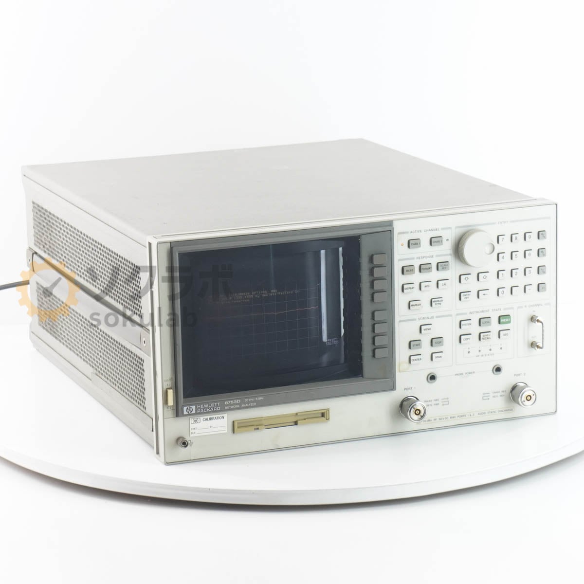[JB]USED �ݾڤʤ� hp 8753D NETWORK ANALYZER �ͥåȥ�����ʥ饤���� OPT 006 30kHz-6GHz [07918-0120]