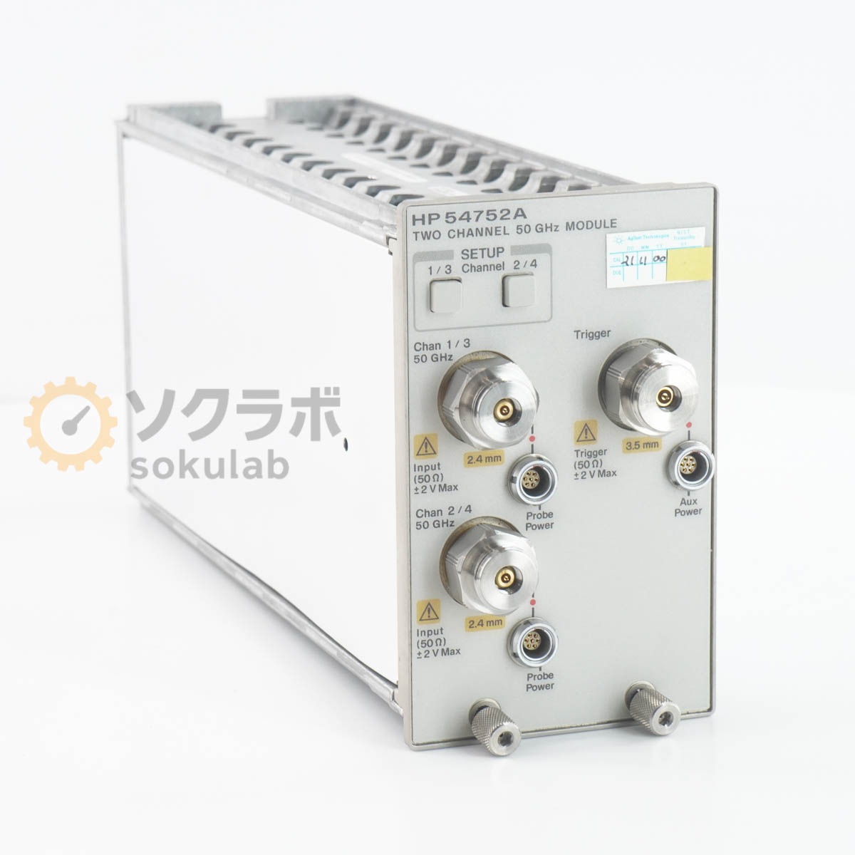 [DW]USED 8���ݾ� hp 54752A TWO CHANNEL 50GHz MODULE Oscilloscope Module �ŵ��⥸�塼�� �������������ץ⥸�塼�� [07918-0187]