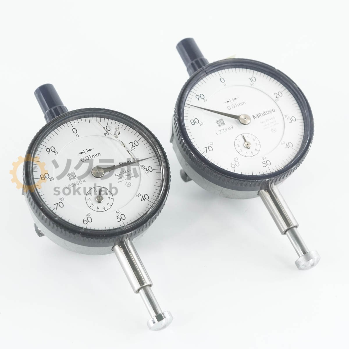 [JB]USED �ݾڤʤ� 2�ĥ��å� Mitutoyo 2046S Dial Gauge ������륲���� [08142-0008]