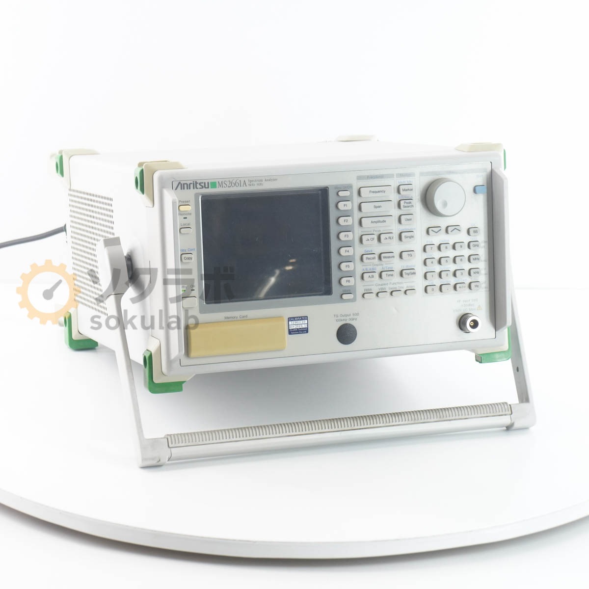[JB]USED �ݾڤʤ� Anritsu MS2661A Spectrum Analyzer ���ڥ��ȥ�ॢ�ʥ饤���� ���ڥ��� OPT 01 04 06 9kHz-3GHz [08154-0004]