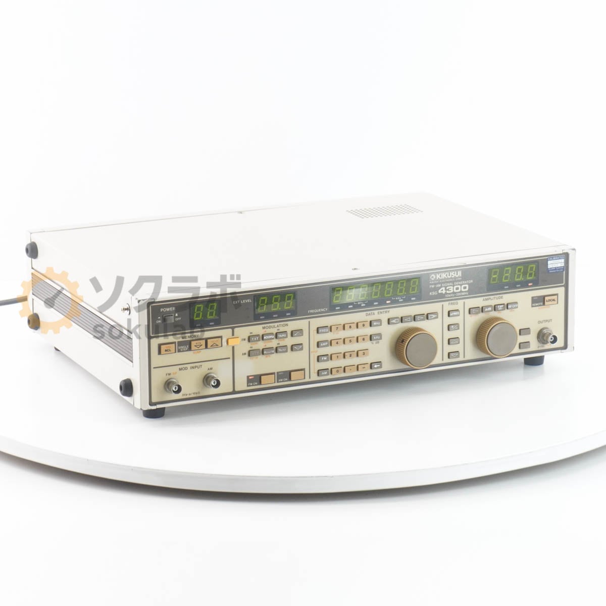 [JB]USED �ݾڤʤ� KIKUSUI KSG4300 FM-AM SIGNAL GENERATOR �����ʥ른���ͥ졼���� ����ȯ���� 10kHz-280MHz [08154-0009]