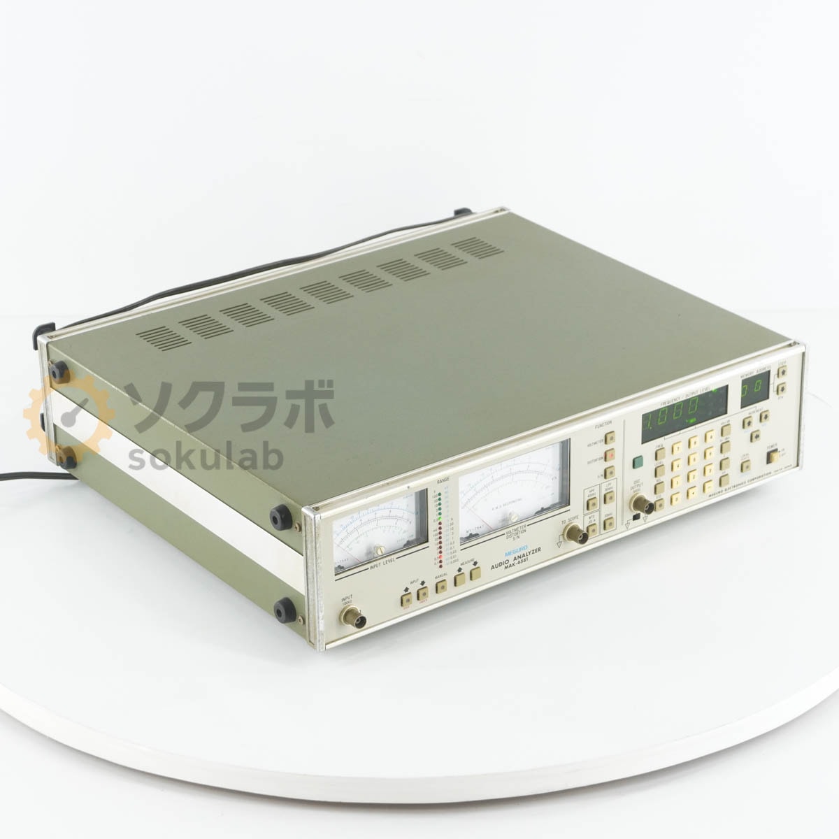[DW]USED 8���ݾ� MEGURO MAK-6581 AUDIO ANALYZER �����ǥ������ʥ饤���� �Ÿ������� [08180-0009]