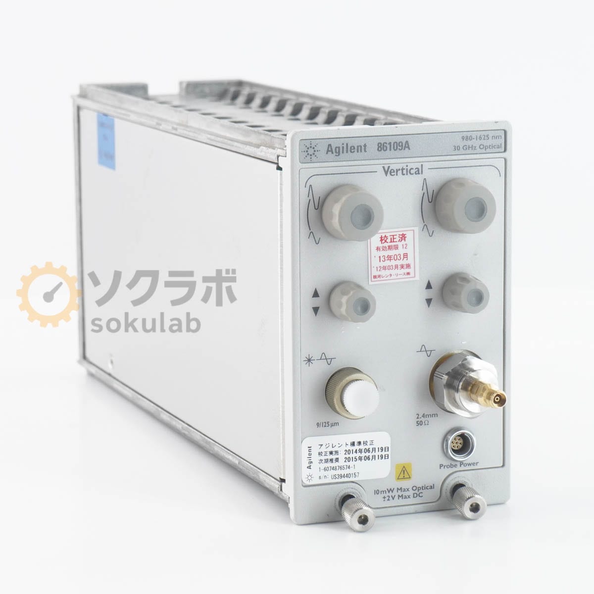 [DW]USED 8���ݾ� Agilent 86109A 30GHz Optical/Electrical Module Oscilloscope Module ��/�ŵ��⥸�塼�� ������������...[07919-0040]