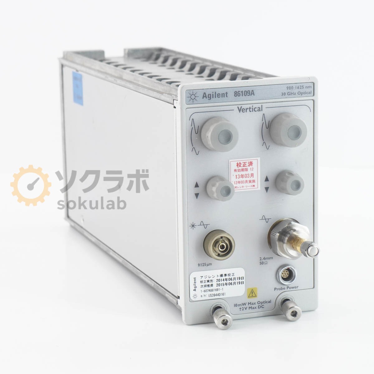 [DW]USED 8���ݾ� Agilent 86109A 30GHz Optical/Electrical Module Oscilloscope Module ��/�ŵ��⥸�塼�� ������������...[07919-0041]